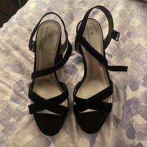Worthington black block heels 4 inch (i think)